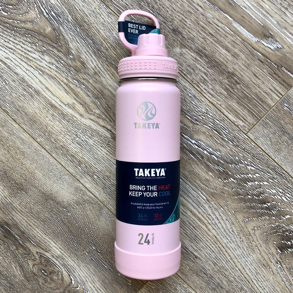 Takeya Pink Water Bottle